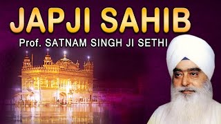 Japji Sahib  ProfSatnam Singh Sethi  Nitnem [upl. by Attirb]