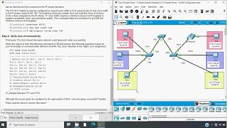 3312 Packet Tracer  VLAN Configuration [upl. by Beffrey]