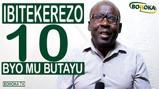 Pastor Kayitare IBITEKEREZO 10 BYO MU BUTAYU Ntugasakuze mukigeragezo mbega ishyari ukuntu ariribi [upl. by Neehs]