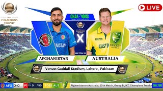 Afghanistan vs Australia Lahore Live Cricket Match Today  AFG vs AUS Live Match Today AFG vs AUS [upl. by Hajed]