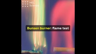 Bunsen burner flame test [upl. by Enilatan440]