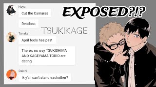 Haikyuu texts EXPOSED TsukiKage [upl. by Lertsek445]