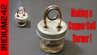 Build Your Own Copper Coil Alcohol Burner Stove [upl. by Ettennat53]