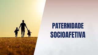 Paternidade socioafetiva [upl. by Eilahtan]