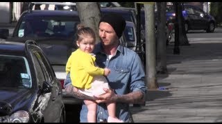 David Beckham Doesnt Want Harper To Date When Shes Older [upl. by Essyle]