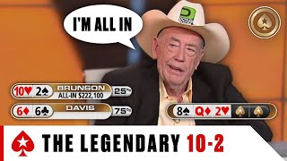 DOYLE BRUNSON Hand Best of TENDEUCE ♠️ Best of The Big Game ♠️ PokerStars [upl. by Nole]