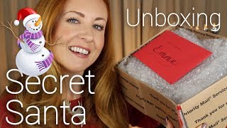 ASMR Secret Santa 🎁 Unboxing Gifts [upl. by Anabella]