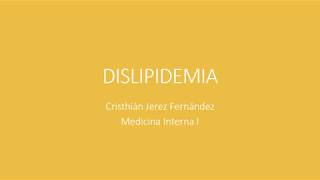 Medicina Interna  Dislipidemia [upl. by Bethesde]