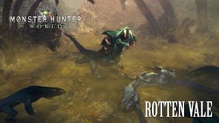 Monster Hunter World  Rotten Vale Large Monster Battle [upl. by Sheehan]