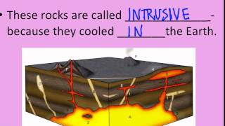 Igneous Rocks formation and features [upl. by Redienhcs460]