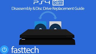 PS4 Slim Disassembly and Disc Drive Repair [upl. by Noevart]