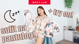 SHEIN SLEEPWEAR TRY ON HAUL [upl. by Omolhs]