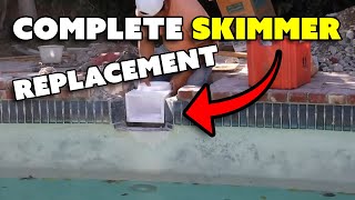 Complete Skimmer Replacement  Bridge and Brick Repair [upl. by Mellette]