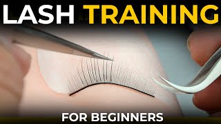 Beginners Lashing Guide Eyelash Extensions [upl. by Ramalahs]