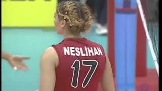 Neslihan Demir Volleyball World cup 2003 [upl. by Eelta]