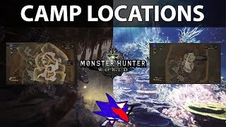 Monster Hunter World Coral HighlandsRotten Vale Camp Update  RBS [upl. by Anurb789]