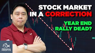 Stock Market in a Correction Year End Rally Dead [upl. by Dilisio]