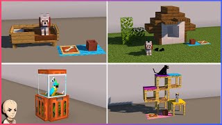 Minecraft 10 Pet Builds and Ideas [upl. by Balkin]