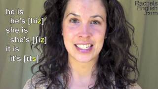 How to Pronounce Contractions American English Pronunciation [upl. by Trotta341]