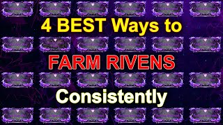 Warframe 4 Best Ways to Farm Rivens Consistently [upl. by Fonseca152]