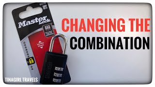 Changing the Combination on a Master Lock 647D [upl. by Mairim101]