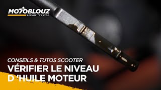 Tuto IZYSCOOT 5  Vérifier le niveau de lhuile moteur [upl. by Eldnik]