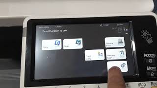 HOW TO PRINT CONFIGURATION PAGE IN KONICA MINOLTA MACHINES [upl. by Cassiani518]
