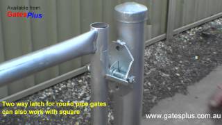 Gate Latch 2 way for round pipe and square [upl. by Raimondo]