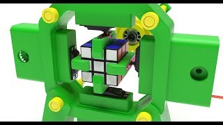 Fully 3DPrinted Rubiks Cube Solving Robot [upl. by Nelson]