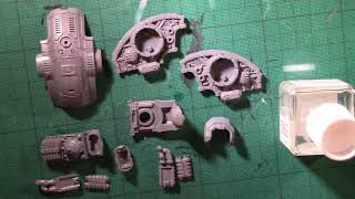 Building 40k Armiger Detailed Tutorial [upl. by Aisenat]