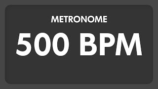 500 BPM  Metronome [upl. by Ahseenat]