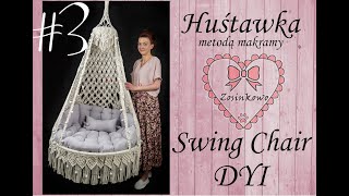 Huśtawka fotel z makramy część III boczne części baldachimu Macrame swing chair part III [upl. by Follmer358]