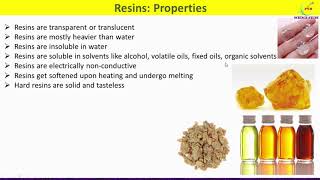 Resins Types Sources Properties and Uses [upl. by Gignac]