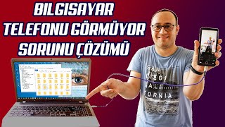 BILGISAYAR TELEFONU GORMUYOR COZUMU  MTP DEVICE PROBLEM SOLVED  2021 [upl. by Katt]