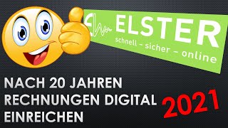 Elster nach 20 Jahren Rechnungen und Unterlagen digital als PDF einreichen an das Finanzamt [upl. by Libenson]