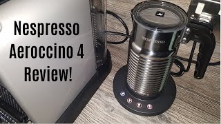 Nespresso Aeroccino 4 Milk Frother Review  Worth upgrading from the Aeroccino 3 [upl. by Mauceri794]