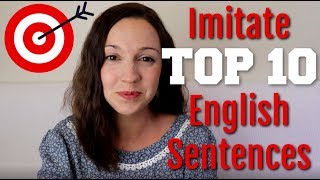 How to Pronounce TOP 10 English Sentences [upl. by Sorrows317]