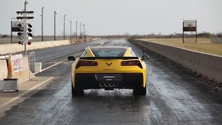 2015 C7 Corvette with 8speed Auto  14 Mile Testing [upl. by Alenson724]