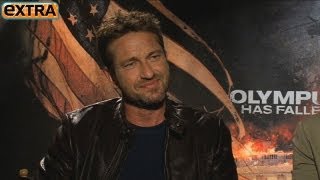 Gerard Butler on His New Girlfriend Im Very Lucky [upl. by Jorry113]