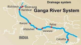 The Ganga River system Physical Geography of India [upl. by Lemcke656]