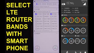 How to select or lock to any LTE band on any Huawei LTE router  CPE with smartphone [upl. by Maritsa762]