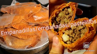 How to make puerto Rican empanadillasempanadaspastelillos [upl. by Sirotek387]