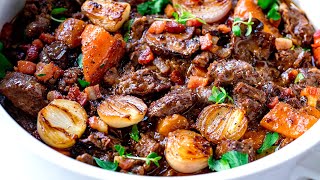 Beef Bourguignon  Slow Cooked to Perfection [upl. by Einad]