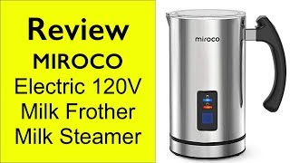 Review Miroco Milk Frother  How to make froth milk at home [upl. by Morville632]