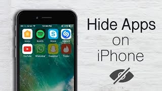 How to Hide Apps on iPhone or iPad No Jailbreak [upl. by Notlek111]