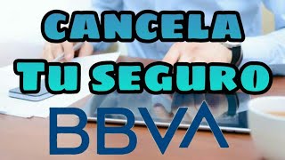 como cancelar un seguro bbva [upl. by Ahcropal]