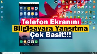 Telefon Ekranını Bilgisayara Yansıtma  Çok Basit [upl. by Leventhal]