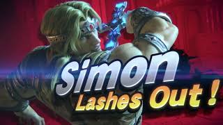 Simon Belmont Reveal  Super Smash Bros Ultimate [upl. by Annaiviv]