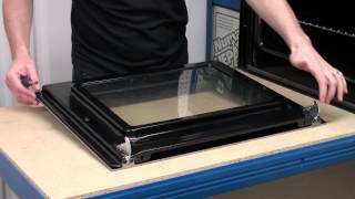 How To Replace The Door Glass On An Oven [upl. by Enineg]