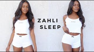 Sleepwear Try On Haul  Zahlii Sleep [upl. by Adallard]